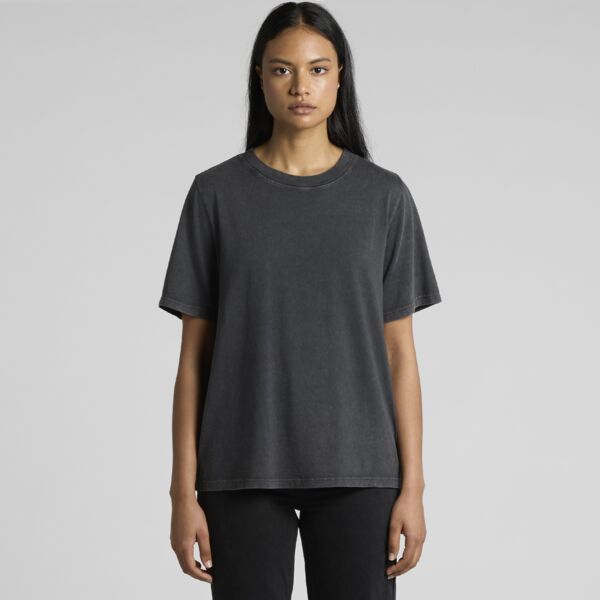 AS Colour Womens Stone Wash Heavy Tee Thumbnail