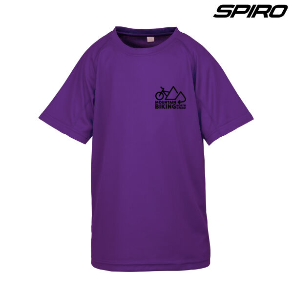 Kids Active Wear Tee - Spiro Youth Impact Performance Aircool Tee Thumbnail