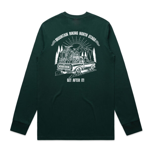 Get After it WHITE - AS Colour Mens Staple Longsleeve Tee Thumbnail