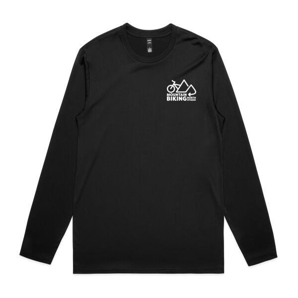 Get After It WHITE Active - AS Colour Mens Staple Active Longsleeve Tee Thumbnail